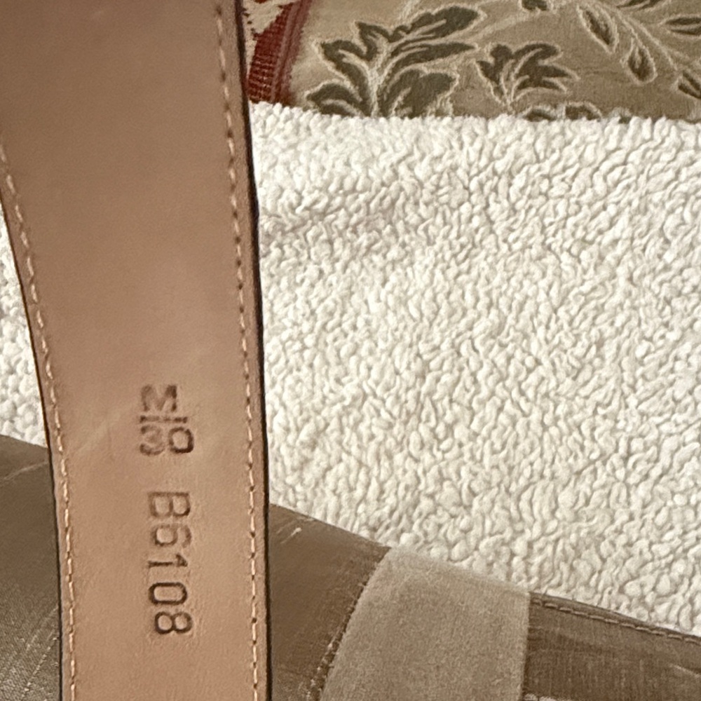 Brighton Croc-Embossed Brown Belt with Silver Buckle - Picture 3 of 3